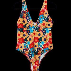 flower bathing suit